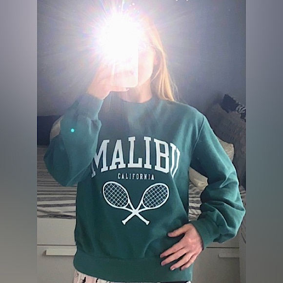 Abercrombie & Fitch Green Malibu Pullover - Picture 3 of 3